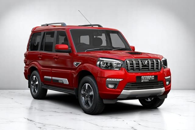 Mahindra Scorpio Classic Red Rage Color Image
